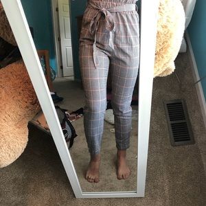Shein XS NEVER WORN Plaid Pants